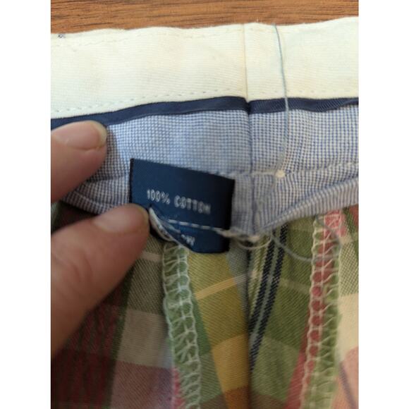 Ralph Lauren Polo- Size 38-  Madras Plaid Shorts Vintage Y2K - Picture 4 of 10